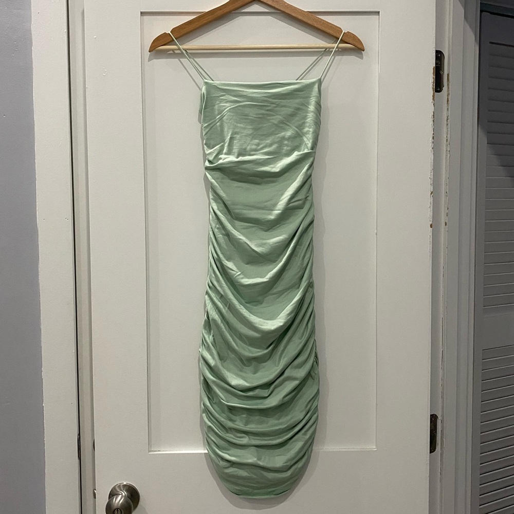 WINDSOR Mint Green Midi Bodycon Dress